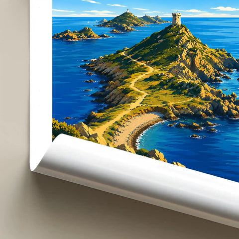 Affiche - Ajaccio - Pointe de la Parata