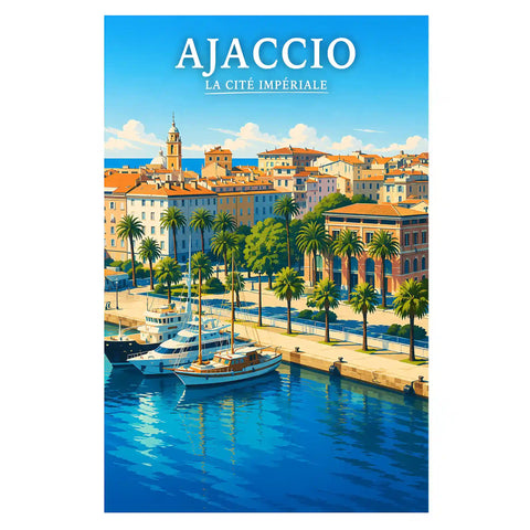 Affiche - Ajaccio - La Cité Impériale