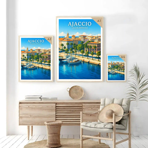 Affiche - Ajaccio - La Cité Impériale