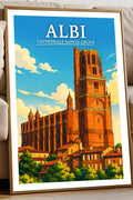 Affiche Albi Cathédrale Sainte-Cécile
