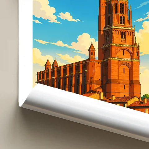 Affiche Albi Cathédrale Sainte-Cécile