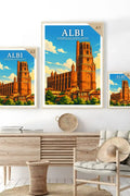 Affiche Albi Cathédrale Sainte-Cécile