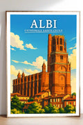 Affiche Albi Cathédrale Sainte-Cécile