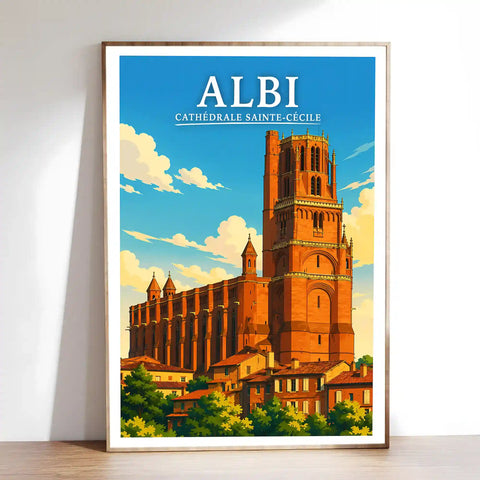 Affiche Albi Cathédrale Sainte-Cécile
