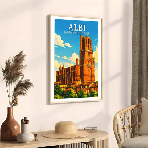 Affiche Albi Cathédrale Sainte-Cécile