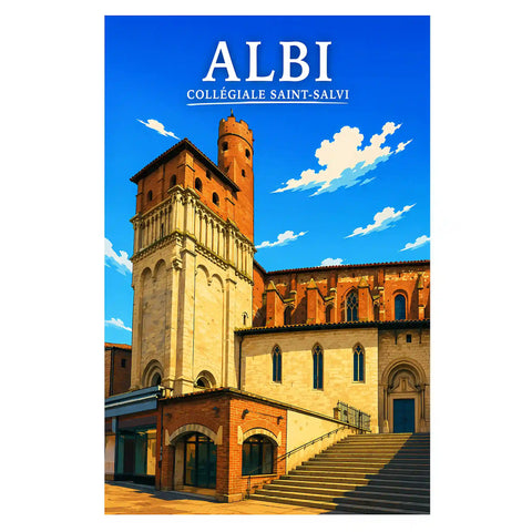 Affiche Albi Collégiale Saint-Salvi