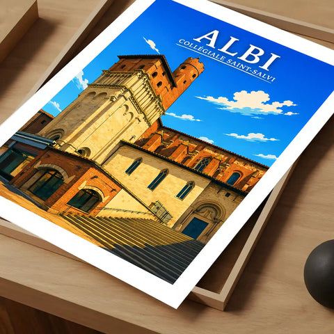 Affiche Albi Collégiale Saint-Salvi