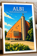 Affiche Albi Église Saint-Jean de Reyssac