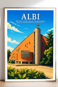 Affiche Albi Église Saint-Jean de Reyssac