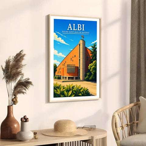 Affiche Albi Église Saint-Jean de Reyssac