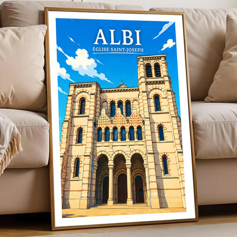Affiche Albi Église Saint-Joseph