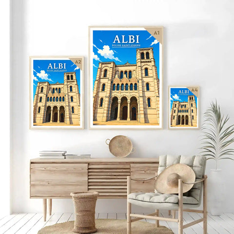 Affiche Albi Église Saint-Joseph