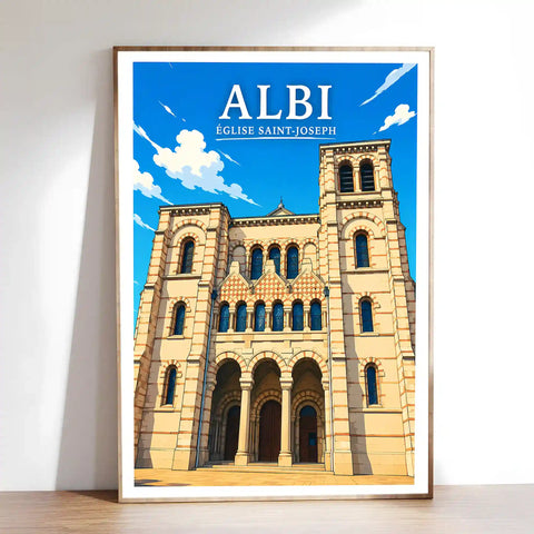 Affiche Albi Église Saint-Joseph