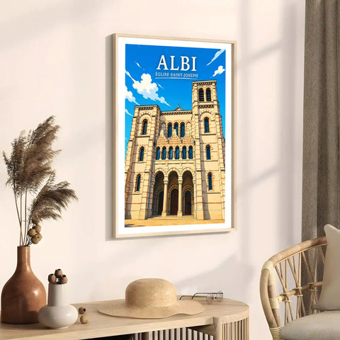 Affiche Albi Église Saint-Joseph