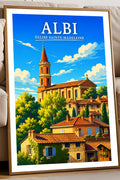 Affiche Albi Église Sainte-Madeleine