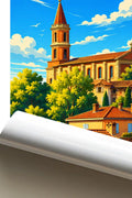 Affiche Albi Église Sainte-Madeleine