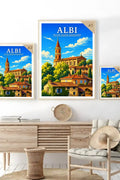 Affiche Albi Église Sainte-Madeleine