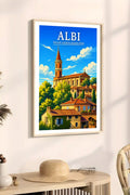 Affiche Albi Église Sainte-Madeleine
