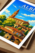 Affiche Albi Église Sainte-Madeleine