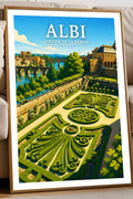 Affiche Albi Jardins de la Berbie