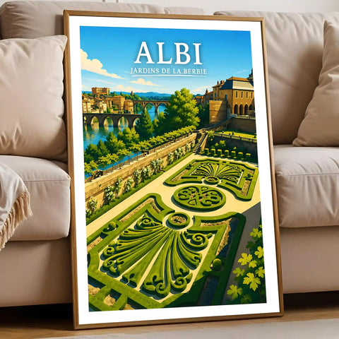 Affiche Albi Jardins de la Berbie