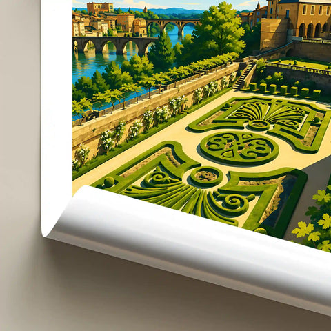 Affiche Albi Jardins de la Berbie