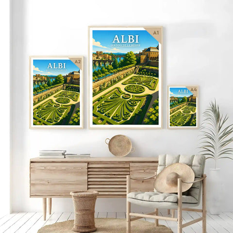 Affiche Albi Jardins de la Berbie