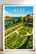 Affiche Albi Jardins de la Berbie