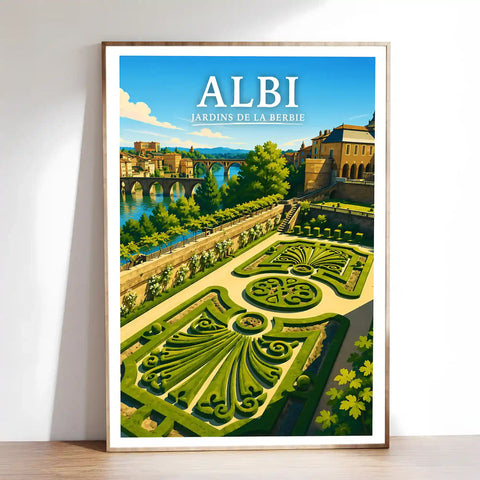 Affiche Albi Jardins de la Berbie