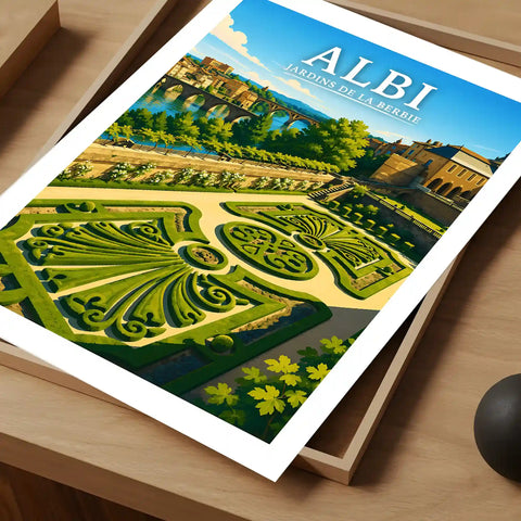 Affiche Albi Jardins de la Berbie