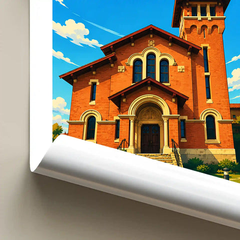 Affiche Albi Le Temple Protestant