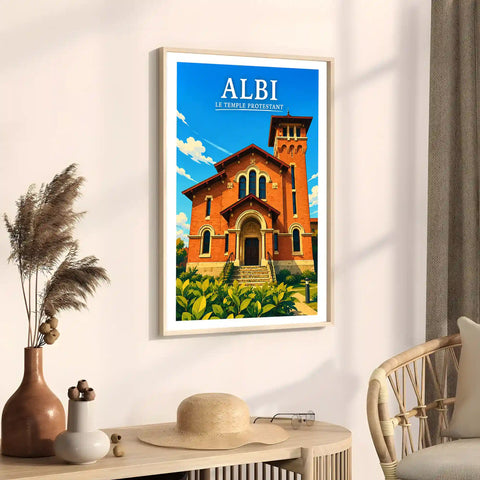 Affiche Albi Le Temple Protestant