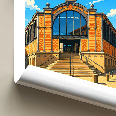 Affiche Albi Les Halles