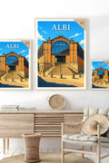 Affiche Albi Les Halles