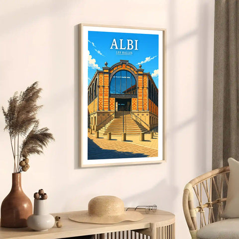 Affiche Albi Les Halles