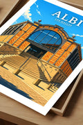 Affiche Albi Les Halles