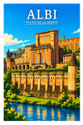 Affiche Albi Palais de la Berbie