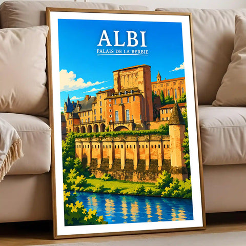 Affiche Albi Palais de la Berbie