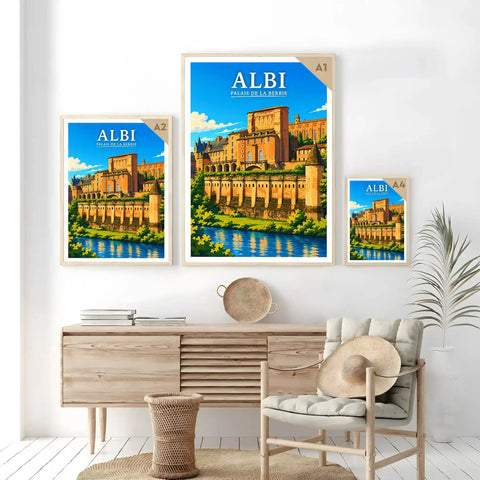 Affiche Albi Palais de la Berbie