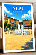 Affiche Albi Place du Vigan