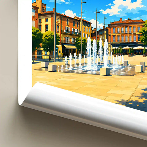 Affiche Albi Place du Vigan