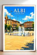 Affiche Albi Place du Vigan