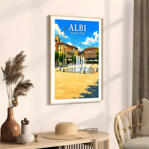 Affiche Albi Place du Vigan