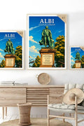 Affiche Albi Statue de Lapérouse