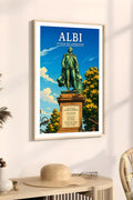 Affiche Albi Statue de Lapérouse