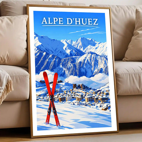 Affiche - Alpe d'Huez