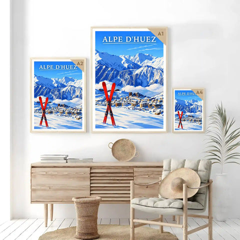 Affiche - Alpe d'Huez
