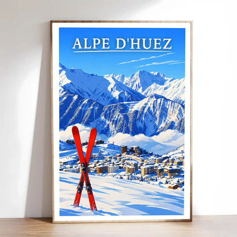 Affiche - Alpe d'Huez