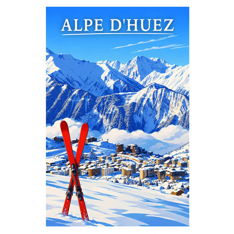 Affiche - Alpe d'Huez