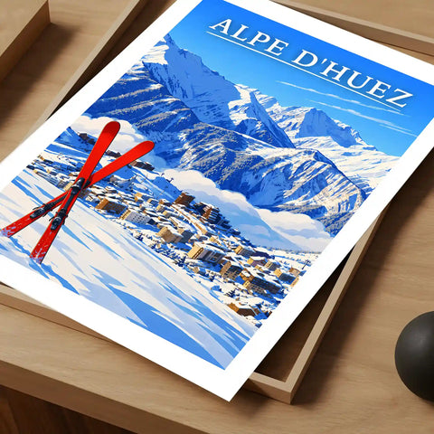 Affiche - Alpe d'Huez